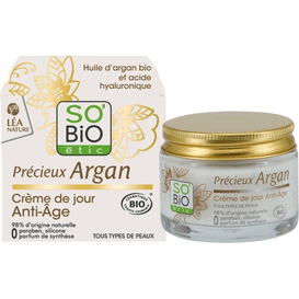 So Bio Przeciwzmarszczkowy krem na dzień z olejem arganowym, 50 ml