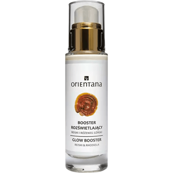Naturalny booster rozświetlający na dzień – Reishi i różeniec górski