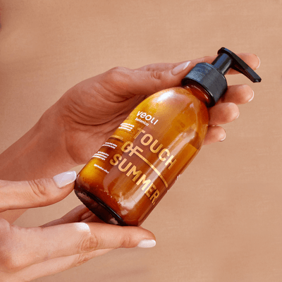 Touch of summer - brązujący balsam do ciała z ekstraktem z alg i masłem kakaowym Veoli Botanica