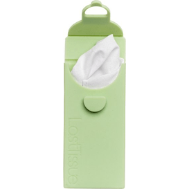 LastObject LastTissue - Wielorazowe chusteczki z bawełny organicznej w zielonym etui, 6 szt.