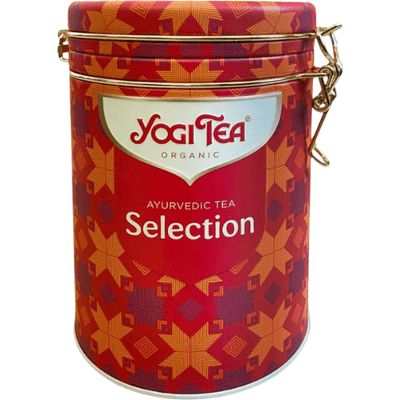 Selekcja ajurwedyjskich herbat - zestaw w pięknej puszce Yogi Tea