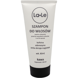 La-Le Kosmetyki Kawowy szampon stymulujący wzrost włosów, 150 ml