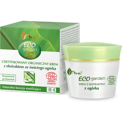 Eco Garden - Organiczny krem z ekstraktem ze świeżego ogórka 20+ AVA Laboratorium