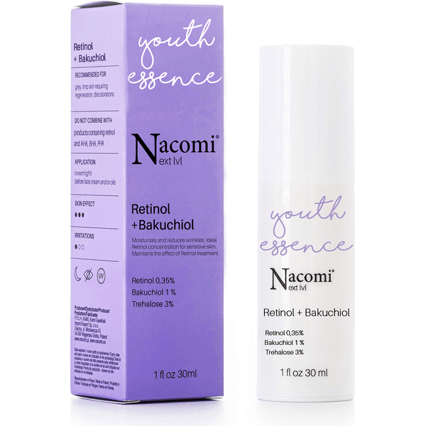 Next level – Serum Retinol 0,35% + Bakuchiol 1 % przeciwzmarszczkowe
