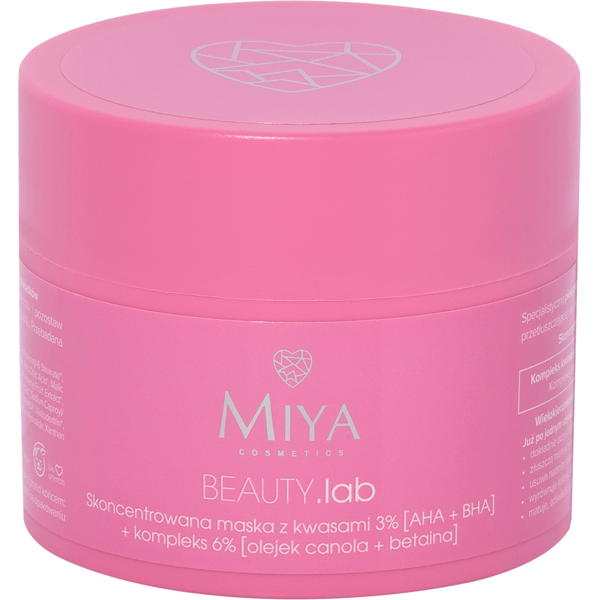 Skoncentrowana maska z kwasami 3% [AHA+BHA] + kompleks łagodzący 6%