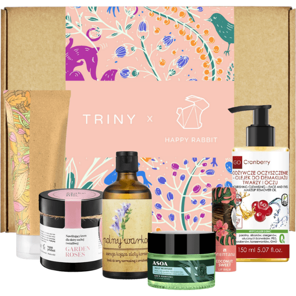 TRINY x HappyRabbit – Wegański zestaw kosmetyków bez okrucieństwa
