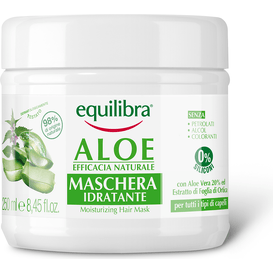 Equilibra Nawilżająca aloesowa maska do włosów, 250 ml