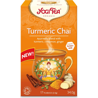 Herbata chai - Złoty chai z kurkumą - Turmeric chai Yogi Tea
