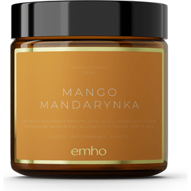 EMHO Świeca sojowa Mango Mandarynka, 100 ml