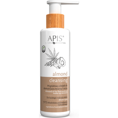 Migdałowy olejek do demakijażu twarzy i oczu  - Almond cleansing APIS