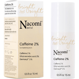 Nacomi Next level - Rozświetlające serum pod oczy z kofeiną, 15 ml