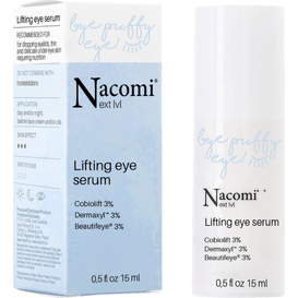 Nacomi Next level - Serum pod oczy na opuchnięcia i opadającą powiekę, 15 ml