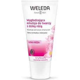 Weleda Wygładzająca emulsja do twarzy z dziką różą (data ważności: 2023-05-31), 30 ml