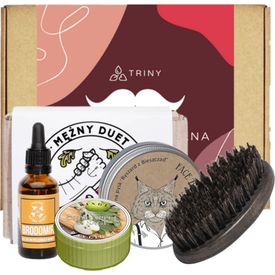 Zestaw kosmetyków do pielęgnacji brody - Lśniąca i zadbana broda By Triny