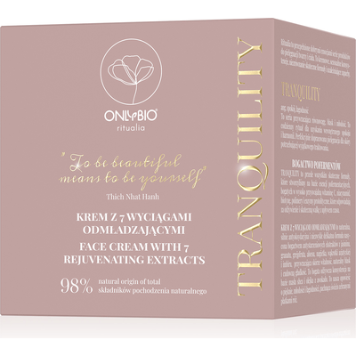 Ritualia - Tranquility - Krem na noc z 7 wyciągami odmładzającymi OnlyBio Ritualia - Tranquility - Krem na noc z 7 wyciągami odmładzającymi OnlyBio