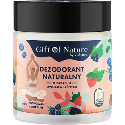 Dezodorant naturalny w kremie o zapachu owoców leśnych Gift of Nature
