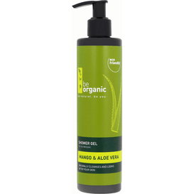 Be Organic Be Organic - Żel pod prysznic - Mango i aloes, 300 ml
