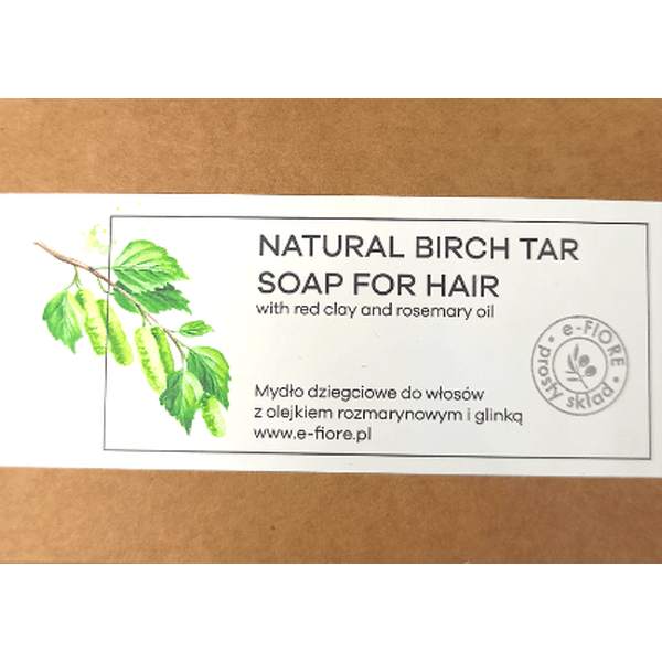 Szampon twardy w kostce – Dziegciowy