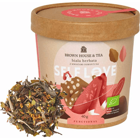 Brown House & Tea Self Love - biała herbata z kwiatami osmantusa, 40 g