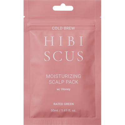 Hibiscus - kuracja nawilżająca skórę głowy z hibiskusem i miodem mini Rated Green