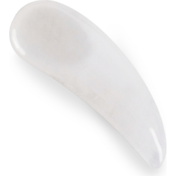 Jadeitowa łyżeczka do masażu okolic oczu i nabierania kremu