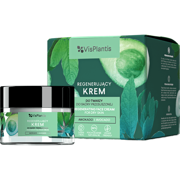 Regenerujący krem do twarzy do skóry przesuszonej – Awokado