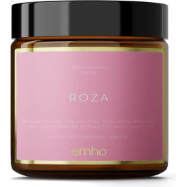 EMHO Świeca sojowa Róża, 100 ml