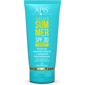 APIS Krem do opalania twarzy SPF 30 z nektarem komórkowym - Hello Summer, 50 ml