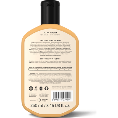 Shine Club - odżywka wygładzająca - emolientowa Resibo