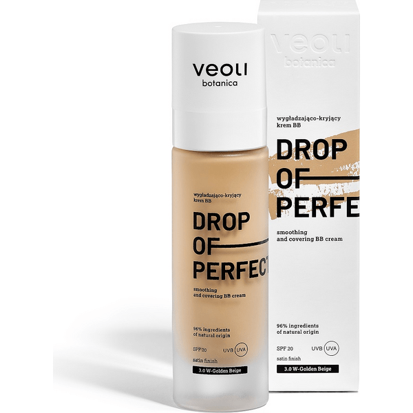 Drop of perfection wygładzająco-kryjący krem BB – odcień GOLDEN BEIGE (3.0 W) (data ważności: 2024-01-30)