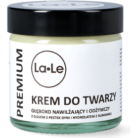 La-Le Kosmetyki [OUTLET] Krem dyniowy do twarzy głęboko nawilżająco - odżywczy, 60 ml