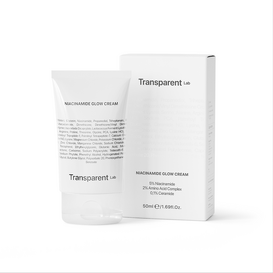 Transparent Lab Niacinamide Glow Cream - rozjaśniająco-nawiżający krem do twarzy z niacynamidem 5%, 50 ml
