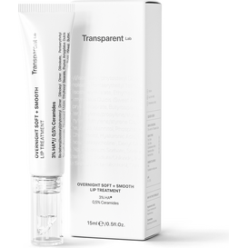 Transparent Lab Overnight Soft and Smooth Lip Treatment - Nocna kuracja wygładzająca do ust, 15 ml