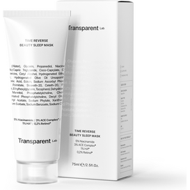 Transparent Lab Time Reverse Beauty Sleep Mask - Przeciwstarzeniowa maska na noc z retinolem, 75 ml