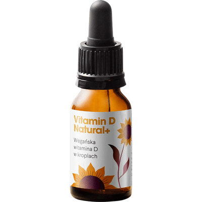 Vitamin D Natural+ - Wegańska witamina D3 w kroplach Health Labs Care