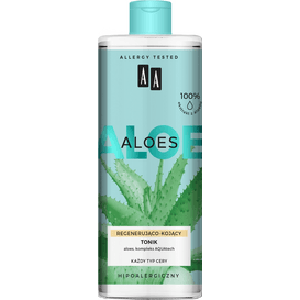 AA Cosmetics Aloes -  Tonik regenerująco-kojący, 400 ml