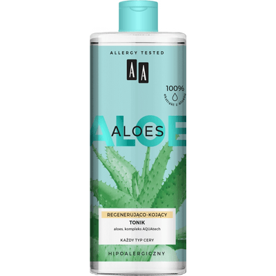 Aloes -  Tonik regenerująco-kojący AA Cosmetics