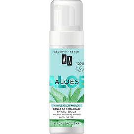 AA Cosmetics Aloes - Pianka do demakijażu i mycia twarzy nawilżająco - kojąca, 150 ml