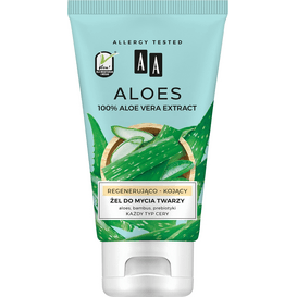 AA Cosmetics Aloes - Żel do mycia twarzy regenerująco - kojący, 150 ml