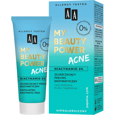 My Beauty Power Acne - złuszczający peeling enzymatyczny AA Cosmetics