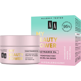 AA Cosmetics My Beauty Power Niacynamid 5% - antyoksydacyjny krem-żel na dzień, 50 ml