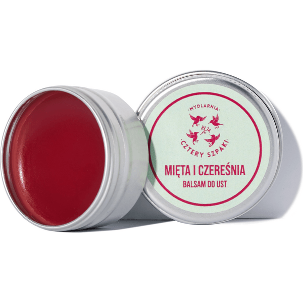 Balsam do ust mięta i czereśnia o zapachu grejpfruta (data ważności: 2023-12-28)