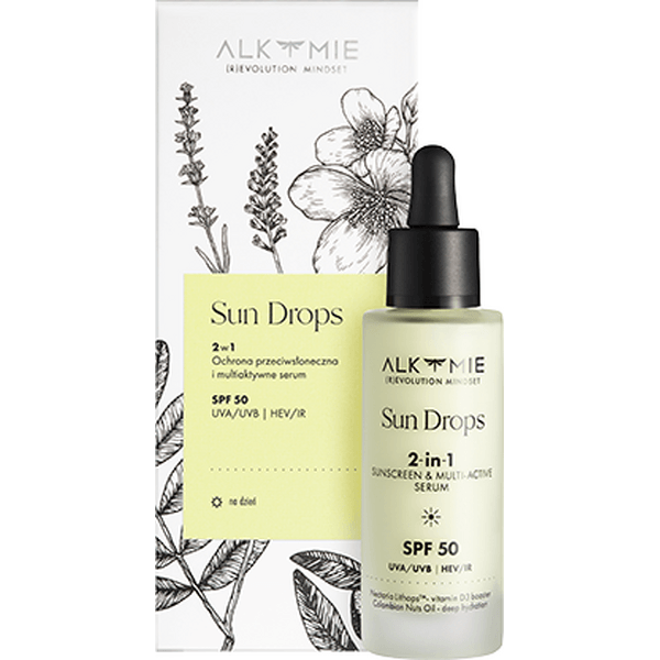 Sun Drops SPF 50 – 2w1 ochrona przeciwsłoneczna i multiaktywne serum