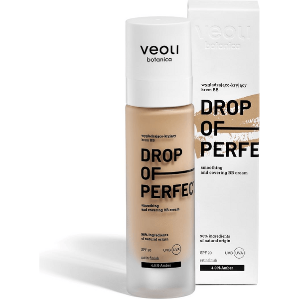 Drop of perfection wygładzająco-kryjący krem BB – odcień AMBER (4.0 N) (data ważności: 2024-01-30)