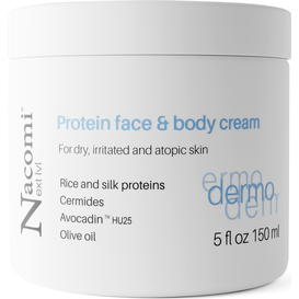 Nacomi Next Level Dermo - Proteinowy krem do twarzy i ciała, 150 ml