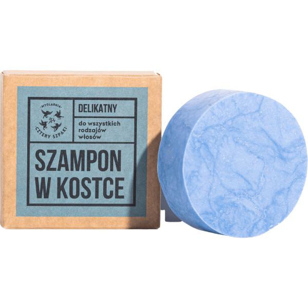 Delikatny szampon do włosów w kostce