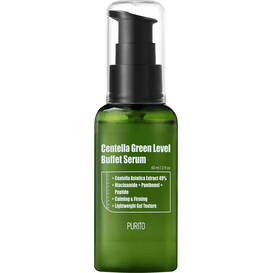 Purito Centella Green Level Buffet Serum - Odżywcze serum do twarzy z 49% ekstraktem z wąkrotki azjatyckiej, 60 ml