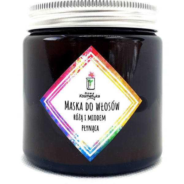 Maska do włosów różą i miodem płynąca