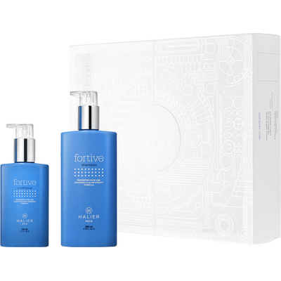 Zestaw prezentowy Fortive: szampon + odżywka Halier