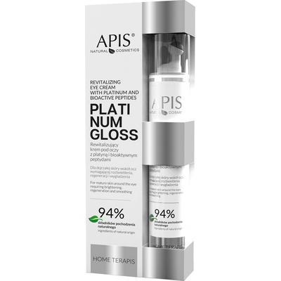 Rewitalizujący krem pod oczy - Platinum Gloss APIS
